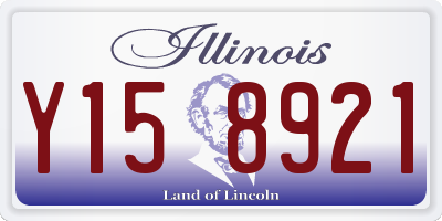 IL license plate Y158921