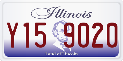 IL license plate Y159020