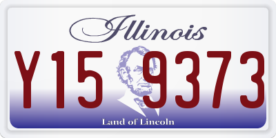 IL license plate Y159373