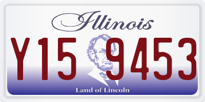 IL license plate Y159453