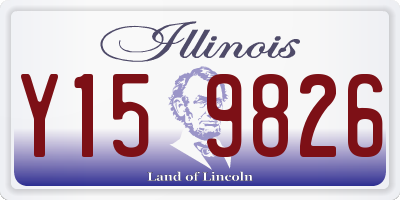 IL license plate Y159826