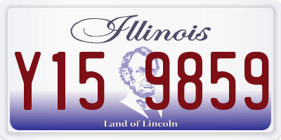 IL license plate Y159859