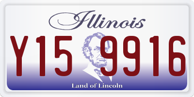 IL license plate Y159916