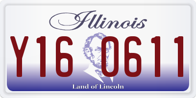 IL license plate Y160611