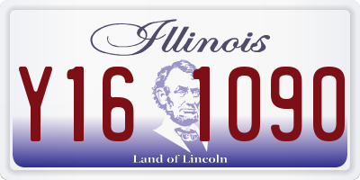 IL license plate Y161090