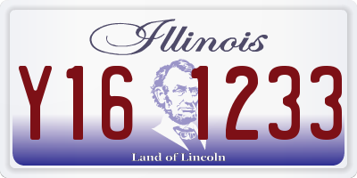 IL license plate Y161233