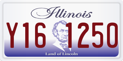IL license plate Y161250