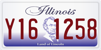 IL license plate Y161258
