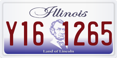 IL license plate Y161265