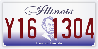 IL license plate Y161304