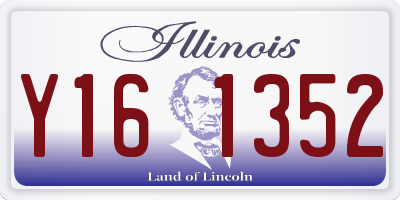 IL license plate Y161352