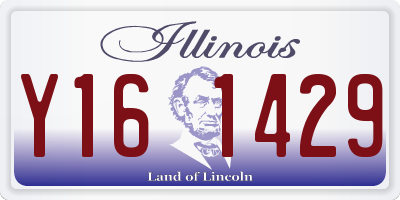 IL license plate Y161429