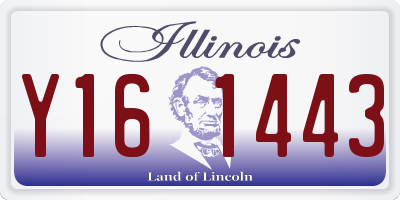 IL license plate Y161443