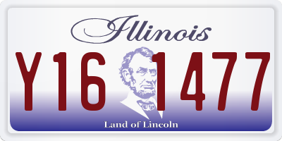 IL license plate Y161477