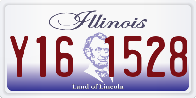 IL license plate Y161528
