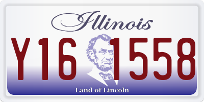IL license plate Y161558