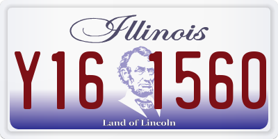 IL license plate Y161560