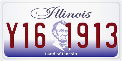 IL license plate Y161913