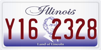 IL license plate Y162328