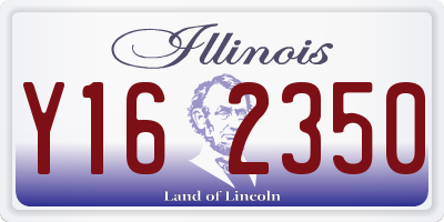 IL license plate Y162350
