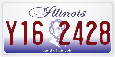 IL license plate Y162428
