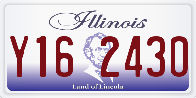 IL license plate Y162430
