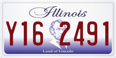 IL license plate Y162491