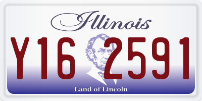 IL license plate Y162591
