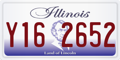IL license plate Y162652