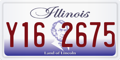 IL license plate Y162675