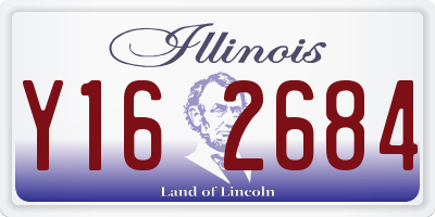 IL license plate Y162684