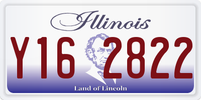 IL license plate Y162822