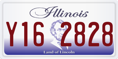 IL license plate Y162828