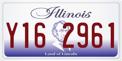 IL license plate Y162961