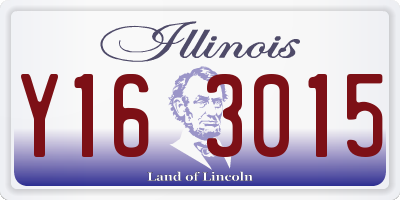 IL license plate Y163015