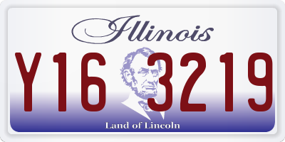 IL license plate Y163219