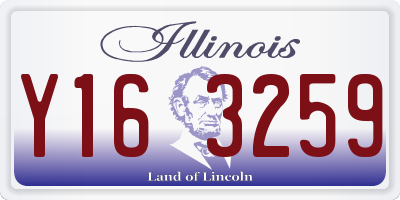 IL license plate Y163259