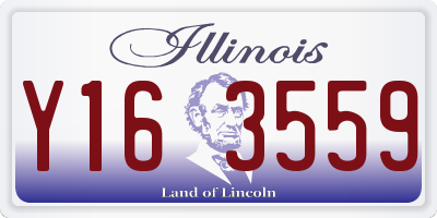 IL license plate Y163559