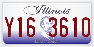IL license plate Y163610
