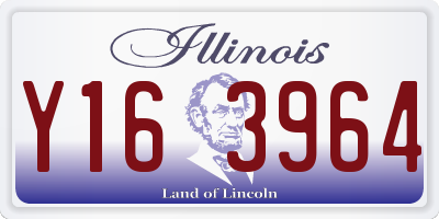 IL license plate Y163964