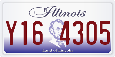 IL license plate Y164305
