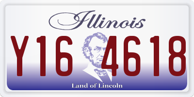 IL license plate Y164618
