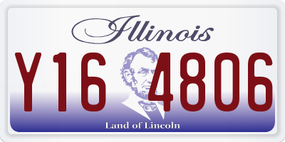 IL license plate Y164806