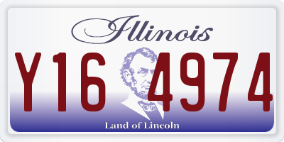 IL license plate Y164974