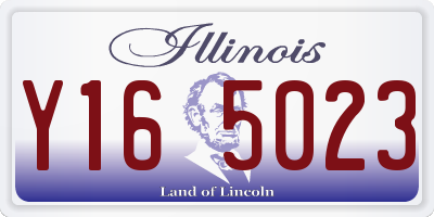 IL license plate Y165023