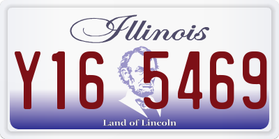 IL license plate Y165469