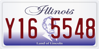 IL license plate Y165548