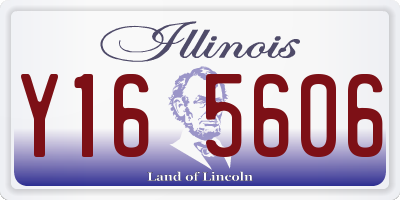 IL license plate Y165606