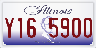 IL license plate Y165900