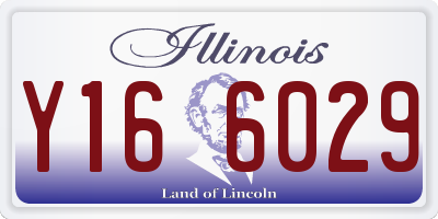 IL license plate Y166029